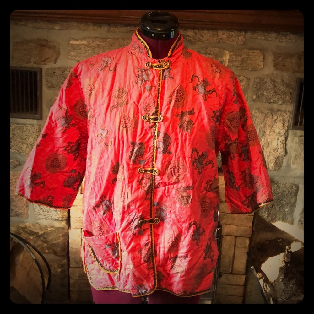 Vintage Traditional Chinese jacket top + FREE GIFT Halloween costume idea